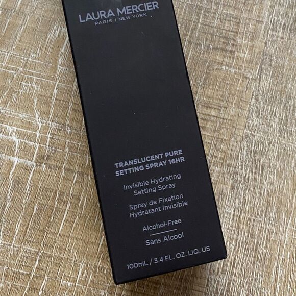 LAURA MERCIER NWT Translucent Pure Hydrating Setting Spray Makeup Fix 16hr NIB - Picture 5 of 7